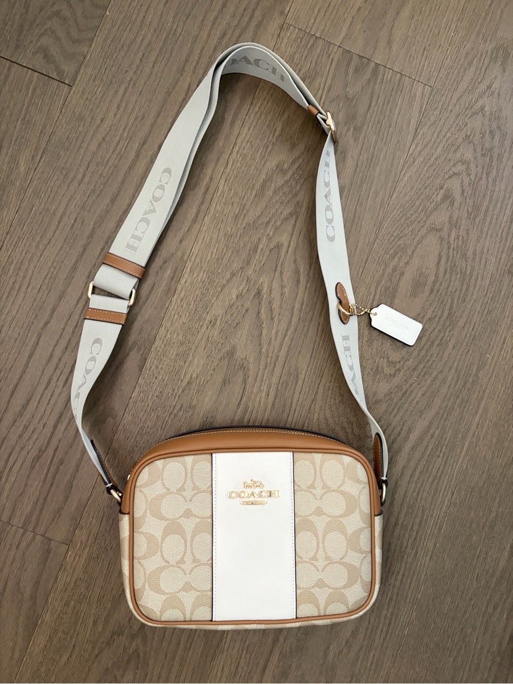 Coach Jamie crossbody bag in signature canvas
